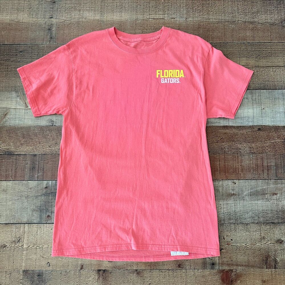 Florida Gators Graphic Short Sleeve T‑Shirt | Women's Medium | Coral Orange